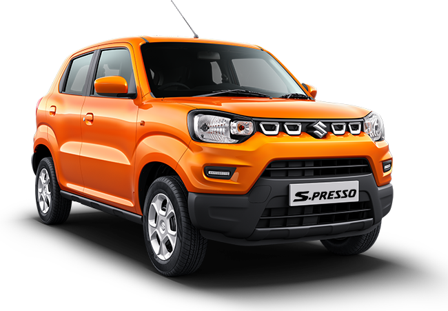 Drive your Sizzle Orange Maruti S-PRESSO home from Indus Motors 
