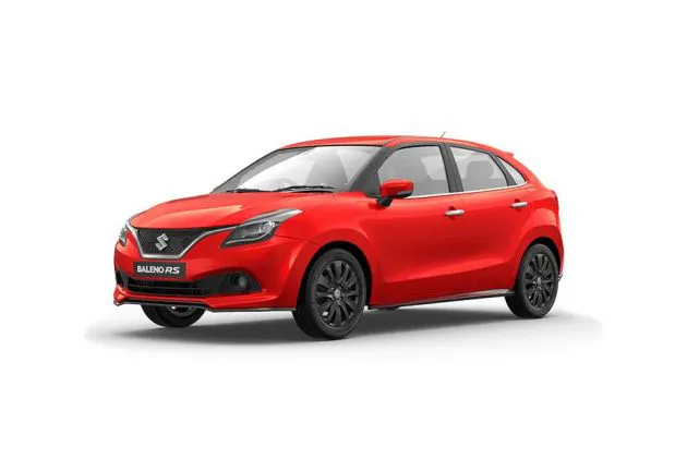 Drive your Fire Red Maruti BALENO RS home from Indus Motors 