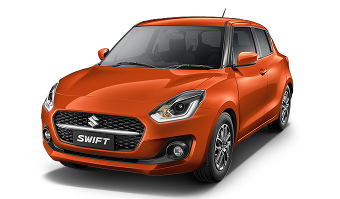Drive your Prime Lucent Orange Maruti SWIFT BSVI home from Indus Motors 