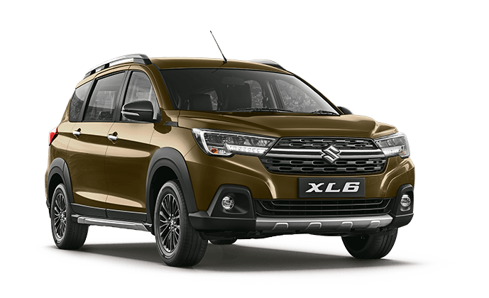 Drive your Pearl Brave Khaki Maruti XL6 home from Indus Motors 