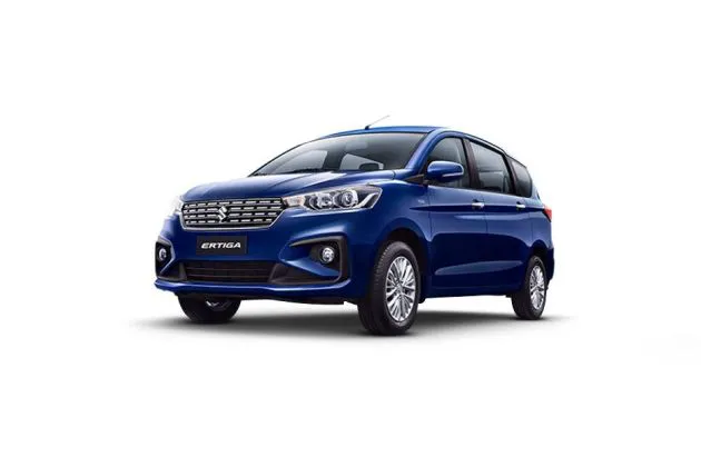 Drive your Pearl Metallic Oxford Blue Maruti ERTIGA home from Indus Motors 