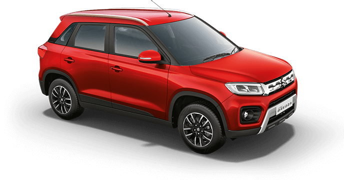 Drive your SIZZLING RED Maruti VITARA BREZZA home from Indus Motors 
