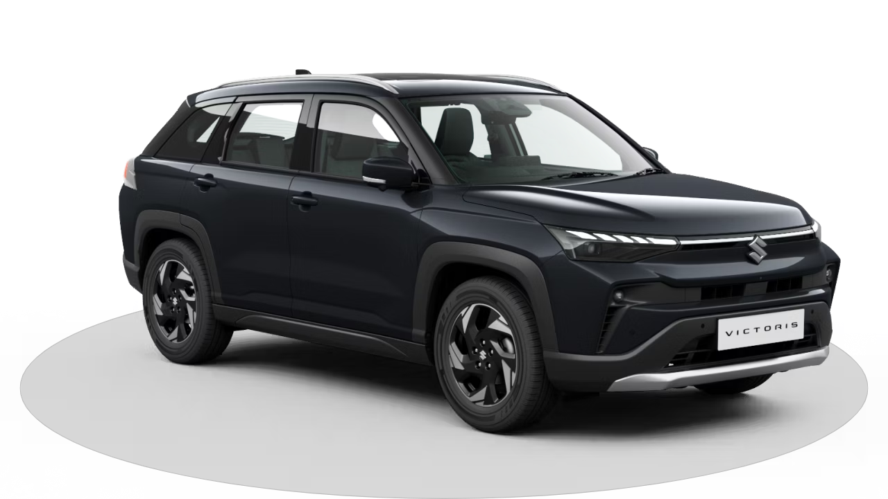 Drive your Bluish Black Maruti VICTORIS home from Indus Motors 