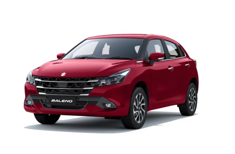 Drive your Opulent Red Maruti Baleno home from Indus Motors 