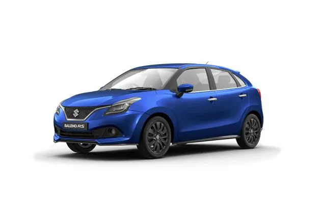 Drive your Premium Urban Blue Maruti BALENO RS home from Indus Motors 