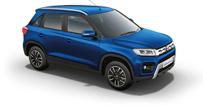 Drive your TORQUE BLUE Maruti VITARA BREZZA home from Indus Motors 
