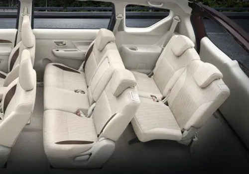 Ertiga interior-rear seat view