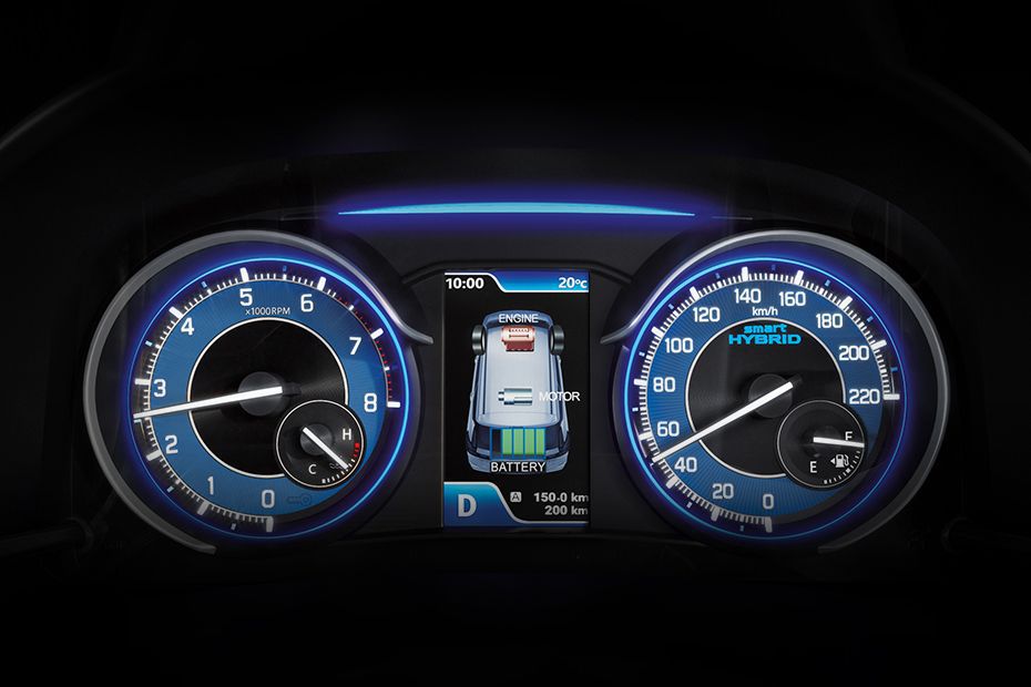 Instrument cluster with multi functional display
